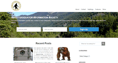 Desktop Screenshot of bigfootinfo.org