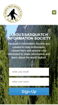 Mobile Screenshot of bigfootinfo.org